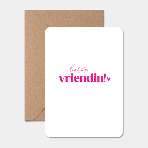 Kaart | Liefste vriendin