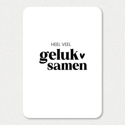 Kaart | Veel geluk samen