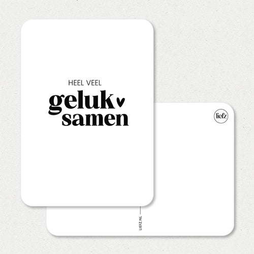 Kaart | Veel geluk samen
