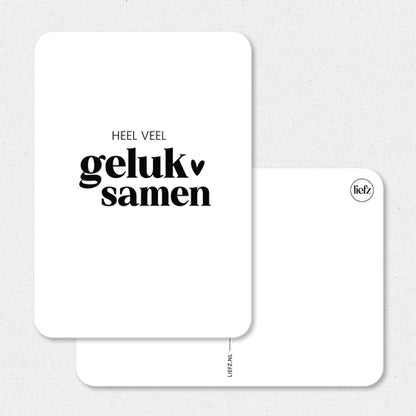 Kaart | Veel geluk samen