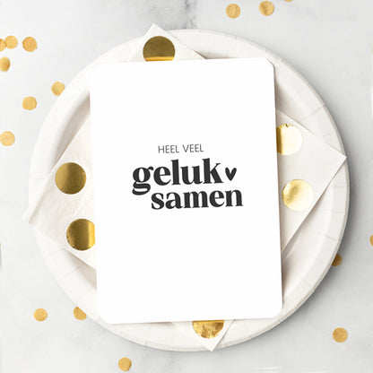 Kaart | Veel geluk samen
