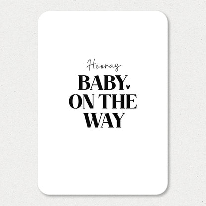Kaart | Hooray baby on the way