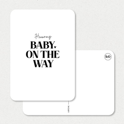 Kaart | Hooray baby on the way