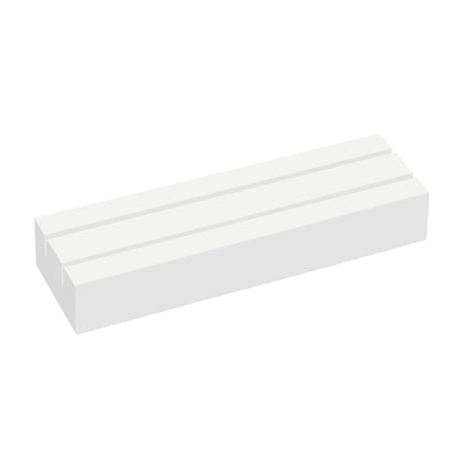 Kaarthouder | 2 rijen | Wit | 11 cm