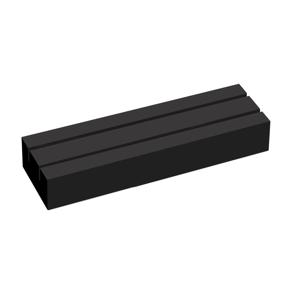 Kaarthouder | 2 rijen | Zwart | 11 cm