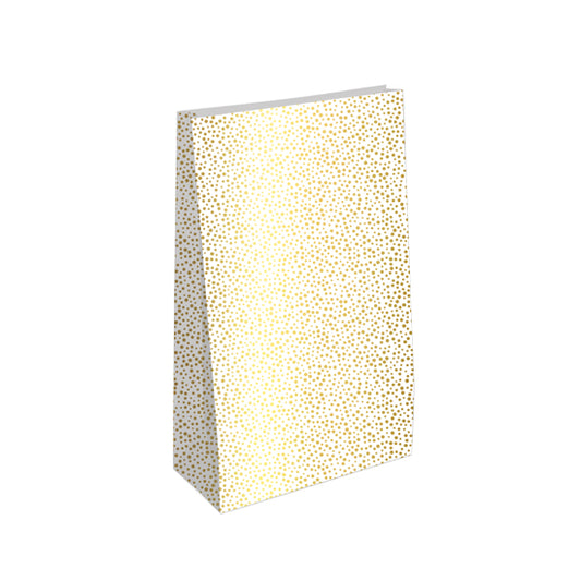 Blokbodemzakken | Luxury Dots | 14 x 8 x 26 cm | 5 stuks