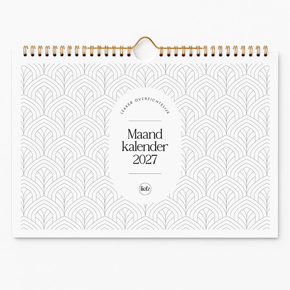 Maandkalender 2027 || PRE-ORDER