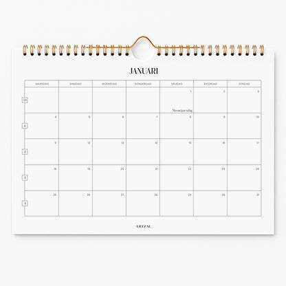Maandkalender 2027 || PRE-ORDER