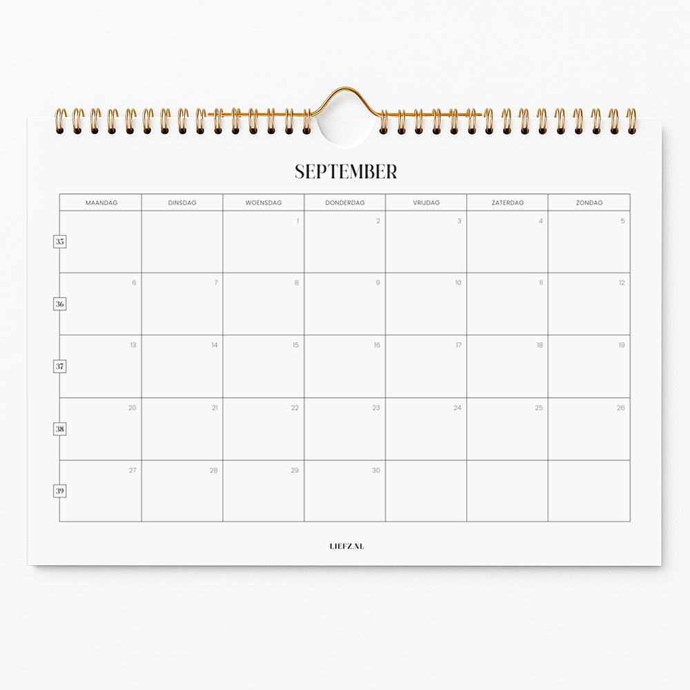 Maandkalender 2027 || PRE-ORDER