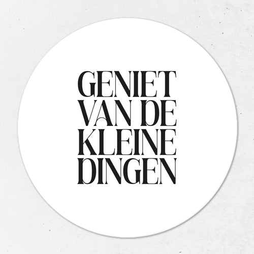 Magneet | Geniet van de kleine dingen
