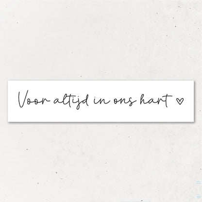 Magneet | Voor altijd in ons hart