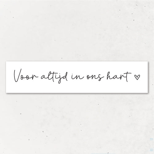 Magneet | Voor altijd in ons hart