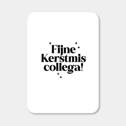 Midi Kerstkaart | Fijne Kerstmis collega