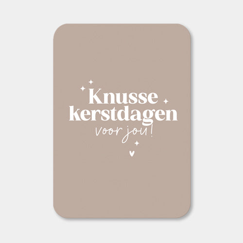 Midi Kerstkaart | Knusse kerstdagen