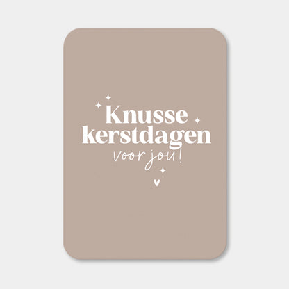 Midi Kerstkaart | Knusse kerstdagen