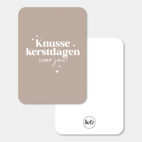 Midi Kerstkaart | Knusse kerstdagen