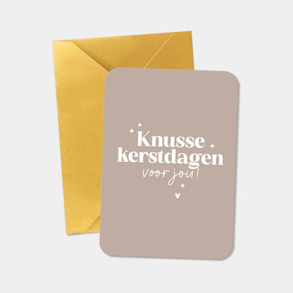 Midi Kerstkaart | Knusse kerstdagen