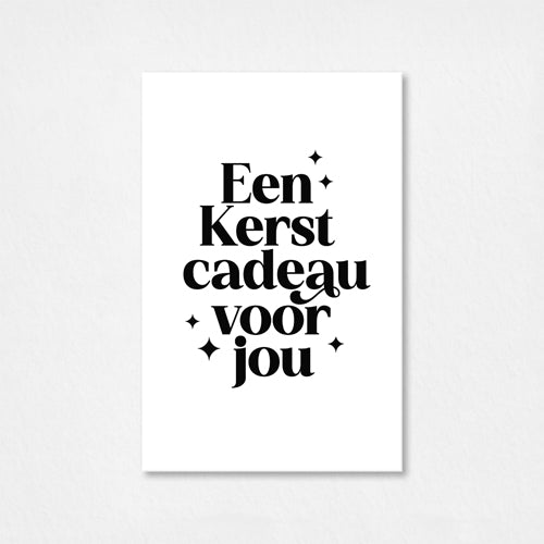 Mini kaartje Kerst | Een Kerstcadeau voor jou