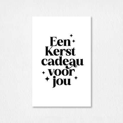 Mini kaartje Kerst | Een Kerstcadeau voor jou