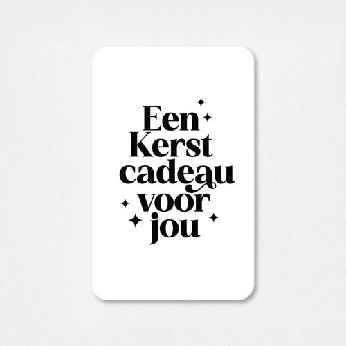 Mini kaartje Kerst | Een Kerstcadeau voor jou