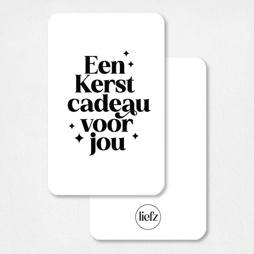 Mini kaartje Kerst | Een Kerstcadeau voor jou