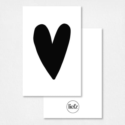 Mini kaartje | Hart