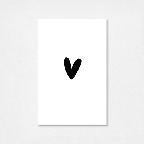 Mini kaartje | Hartje