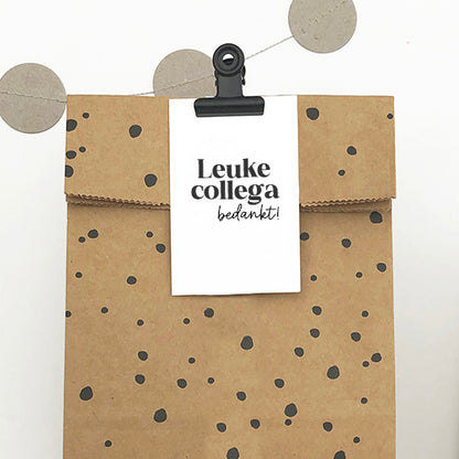 Mini kaartje | Leuke collega bedankt