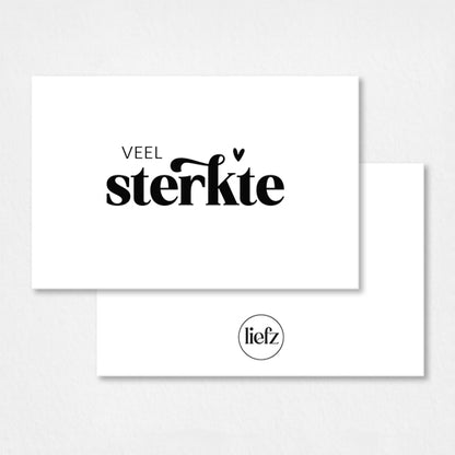 Mini kaartje | Veel sterkte