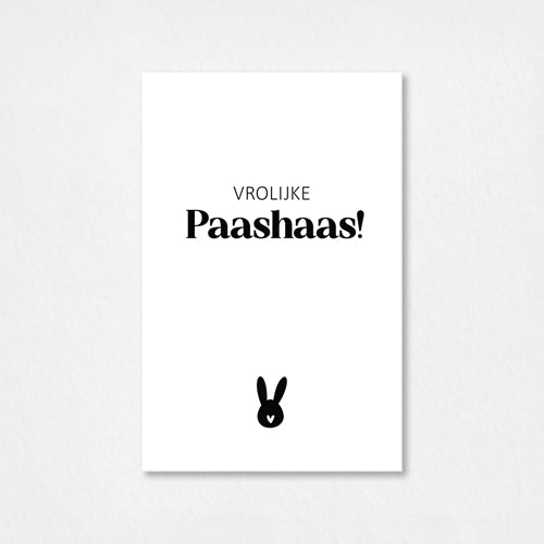 Mini kaartje | Vrolijke Paashaas