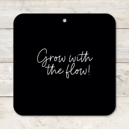 Muurvierkant | Grow with the flow