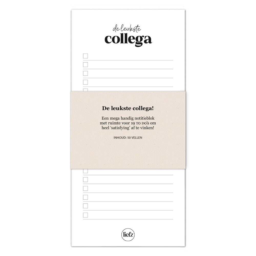 To do's | De leukste collega