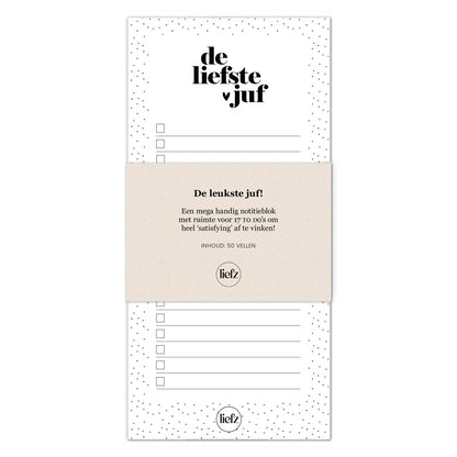 To do's | De liefste juf