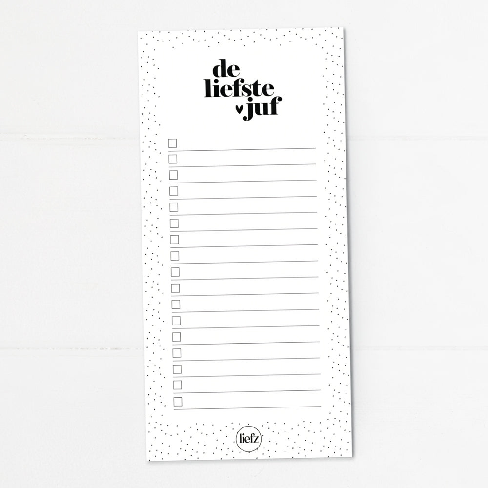 To do's | De liefste juf