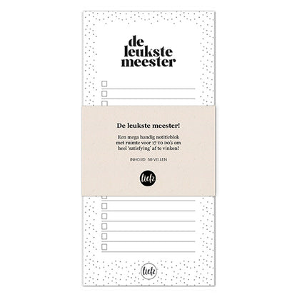 To do's | De leukste meester