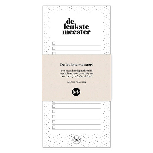 To do's | De leukste meester