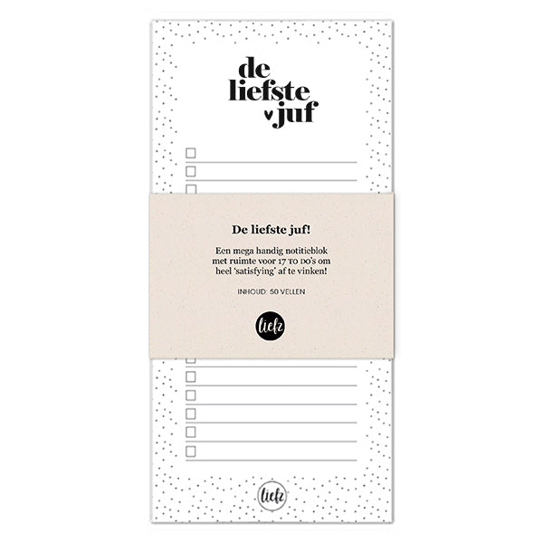 To do's | De liefste juf