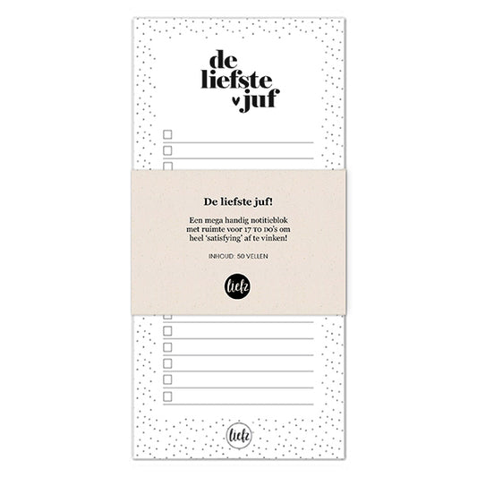 To do's | De liefste juf