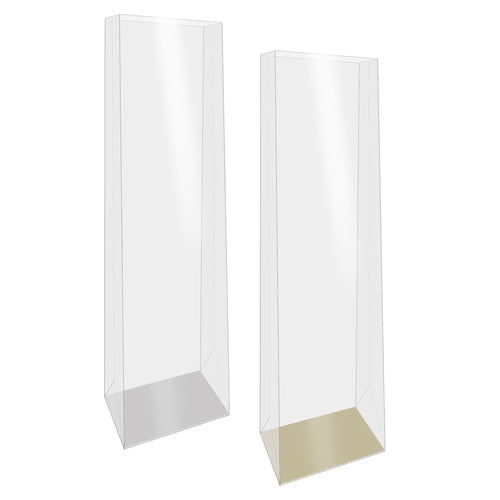 Wijnzakken | Cellofaan | 9 x 8 x 37 cm | 5 stuks