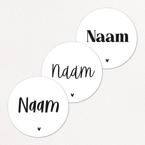 Stickers op maat | Naam | 10 stuks