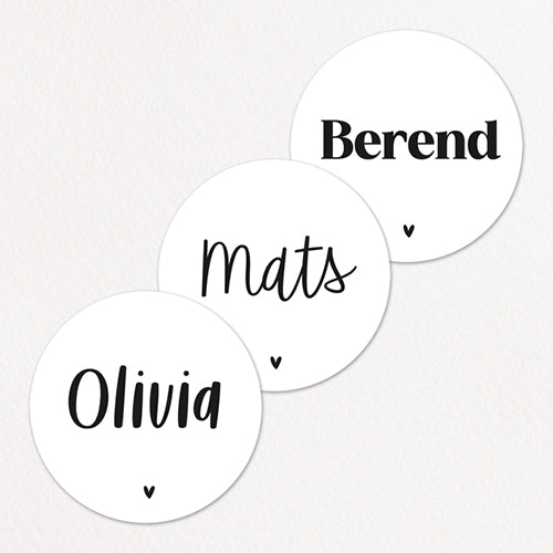 Stickers op maat | Naam | 10 stuks