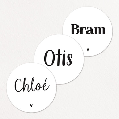 Stickers op maat | Naam | 10 stuks