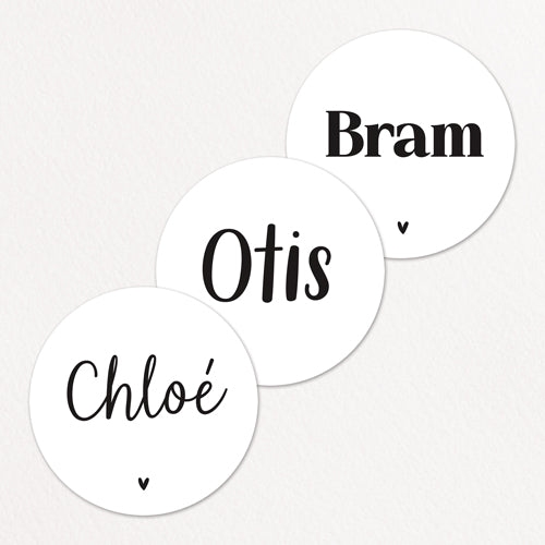 Stickers op maat | Naam | 10 stuks