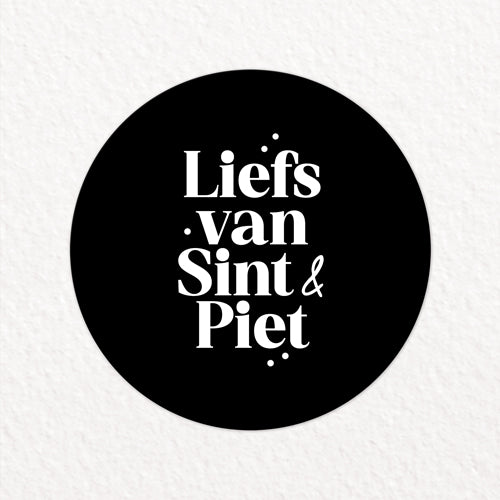 Stickers | Liefs van Sint & Piet | 10 stuks