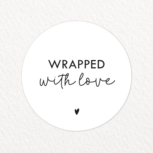 Stickers | Wrapped with love | 10 stuks