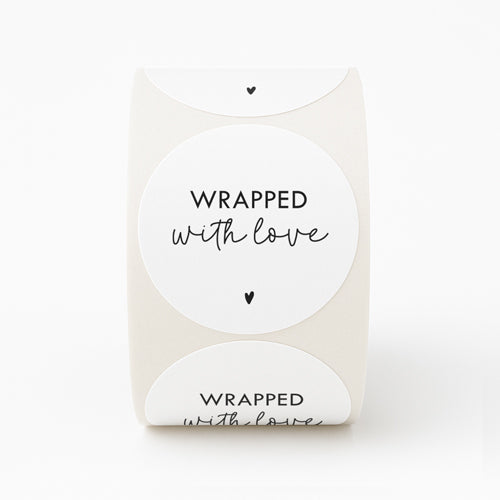 Stickers | Wrapped with love | 10 stuks