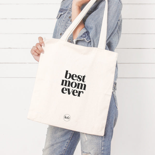 Katoenen tas | Best mom ever