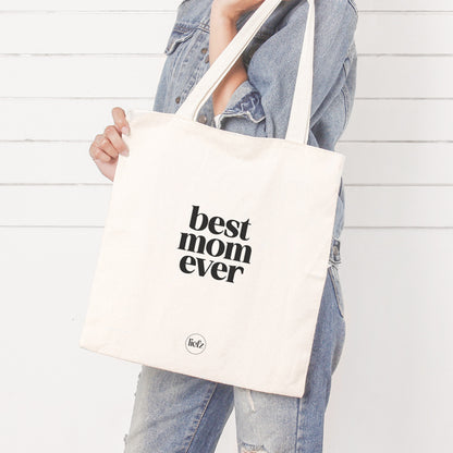 Katoenen tas | Best mom ever
