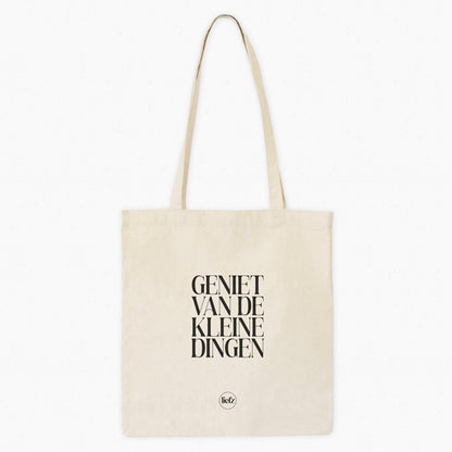 Katoenen tas | Geniet van de kleine dingen