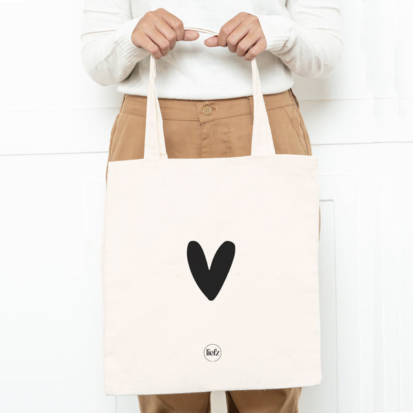 Katoenen tas | Hartje